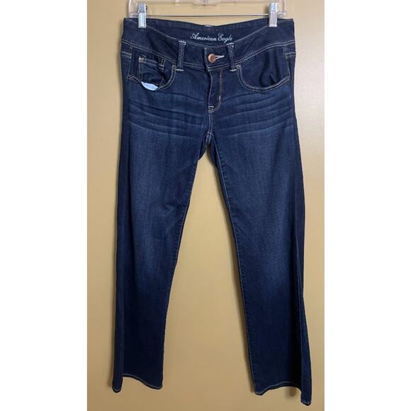 American Eagle Women's Stretch Slim Boot Jeans Size 6 - Picture 1 of 7